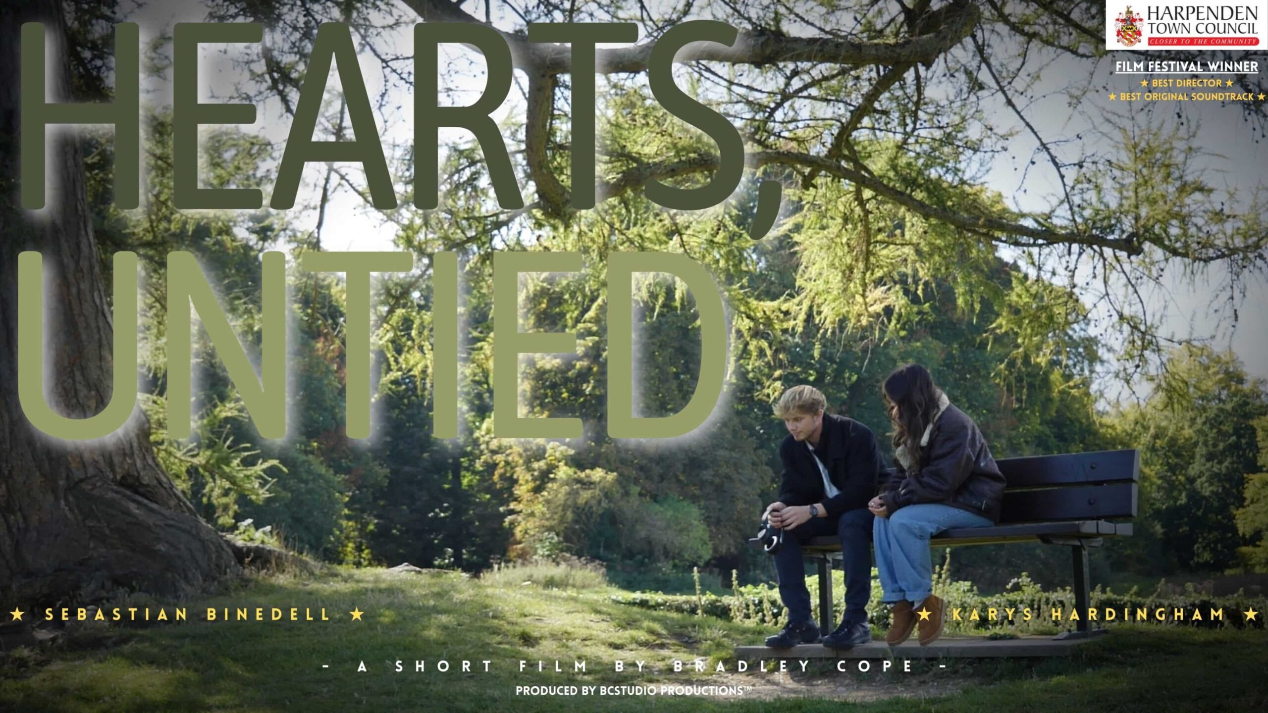 Hearts, Untied film poster exploring domestic abuse experienced by male victim-survivors